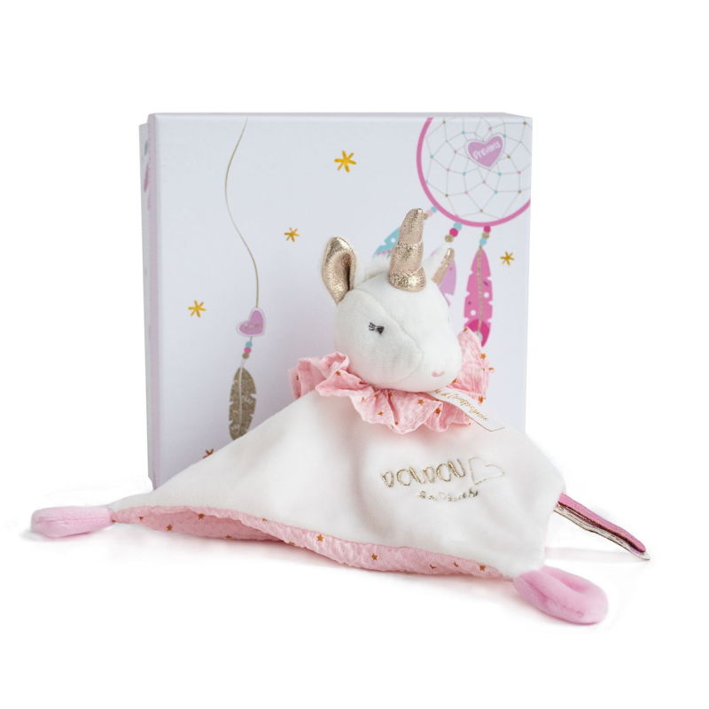  - attrape-rêve licorne rose blanc 